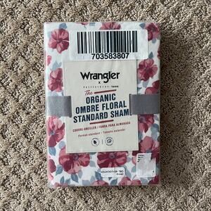 Wrangler x Pottery Barn Teen Organic Ombre Floral Standard Pillow Sham